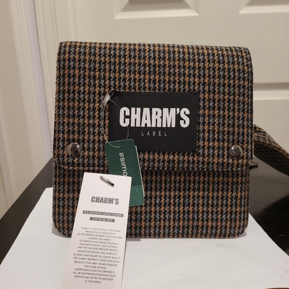 Korean Brand CHARMS Belt Bag with Patched Logo - UNISEX - Picture 2 of 8